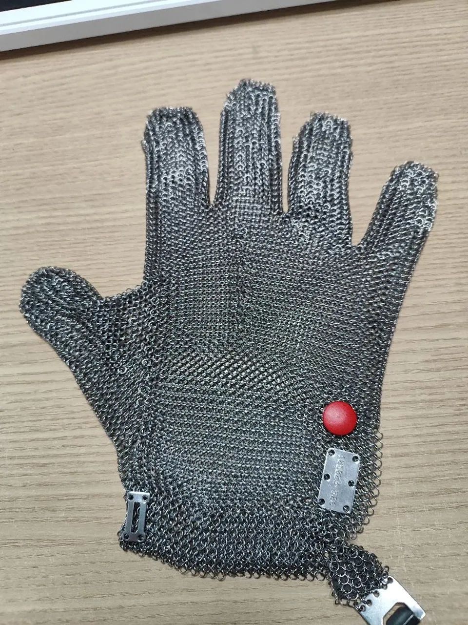 Luva de malha de aço Inox, para açougueiro