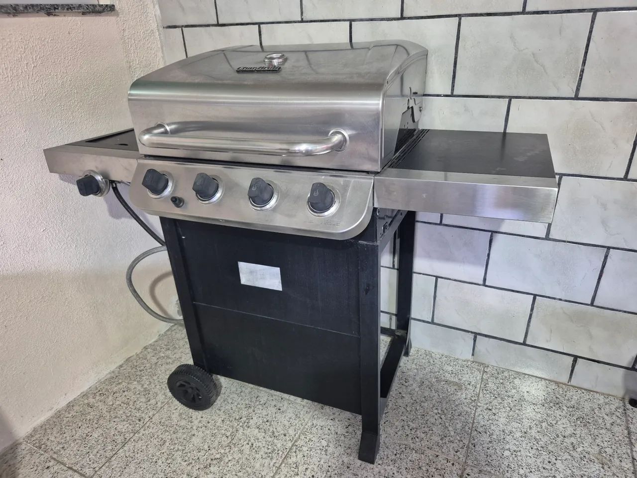 Churrasqueira a bafo e gás