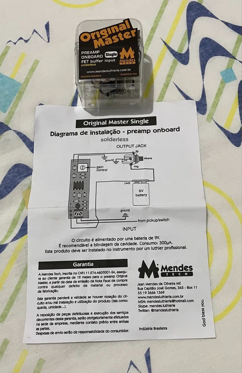 Circuito preamp Mendes Onboard  - Foto 2