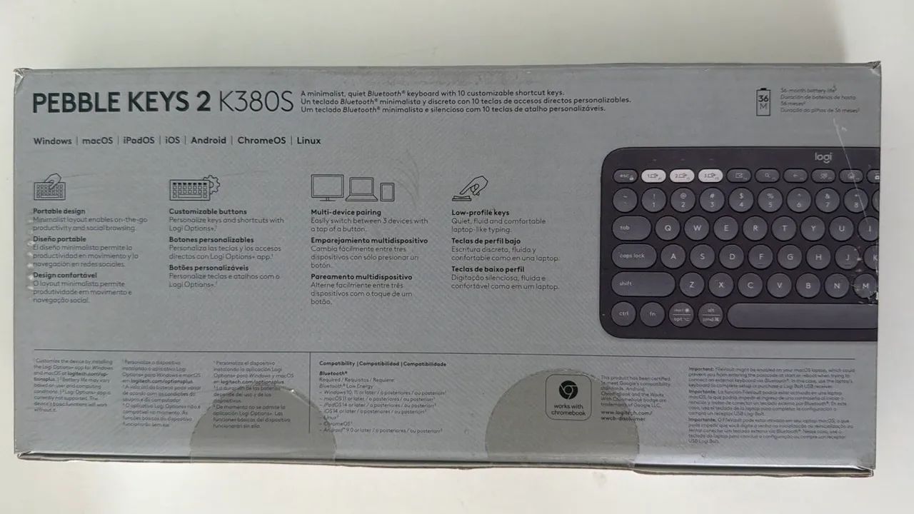 Teclado sem fio Logitech - Foto 2