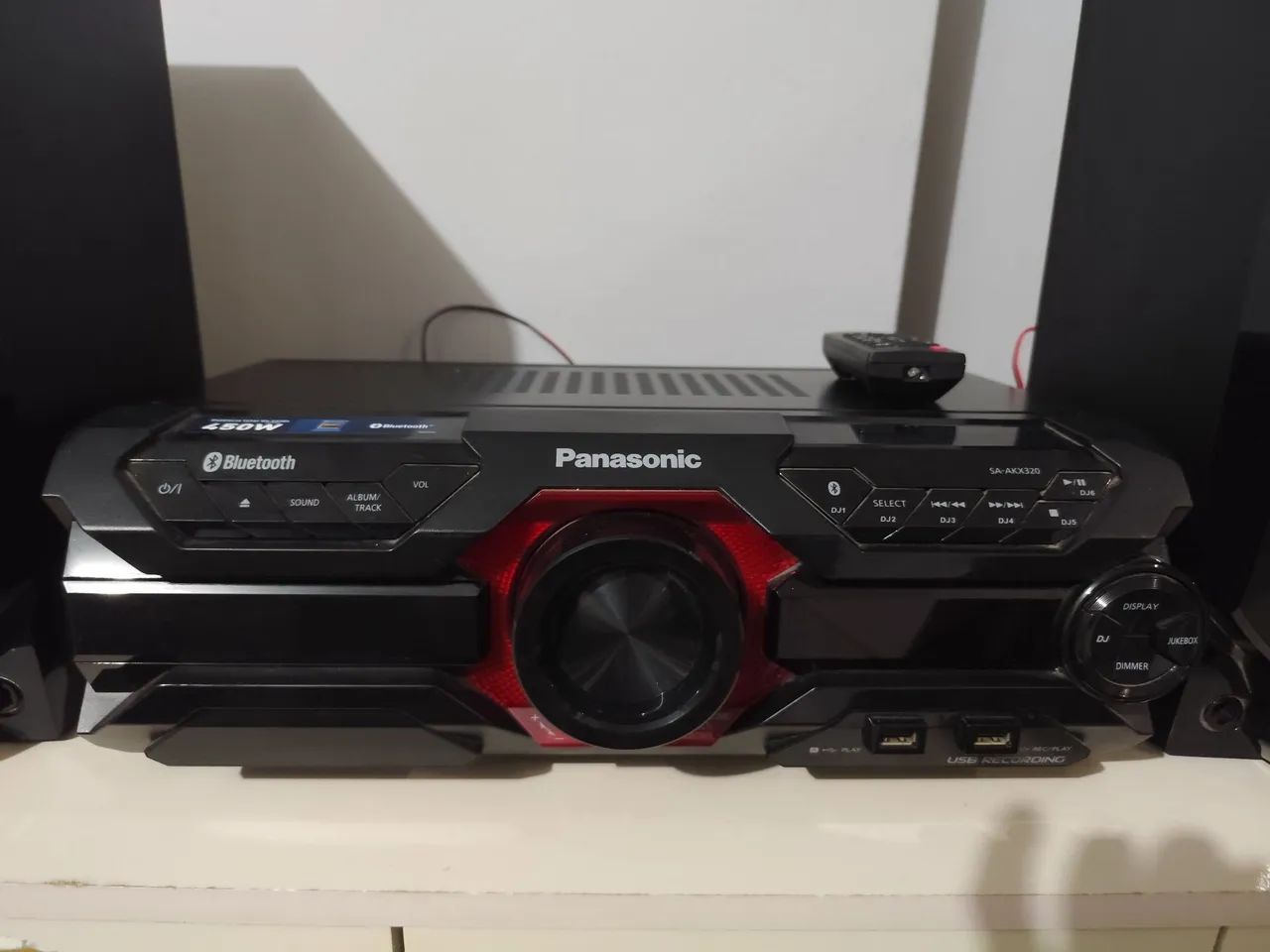 Mini System Panasonic 450W Bluetooth + Controle Original Impecável - Foto 2