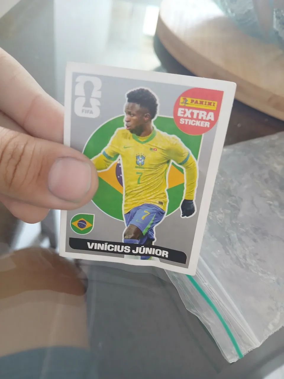 Figurinha do Vinicius Júnior prata. - Foto 4