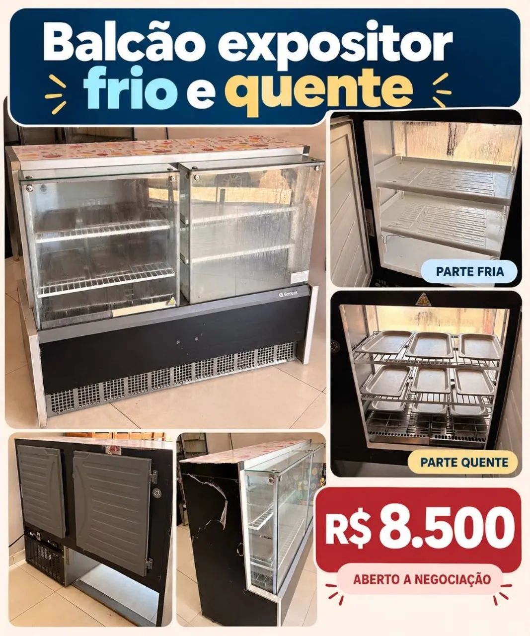 Equipamento lanchonete e pastelaria