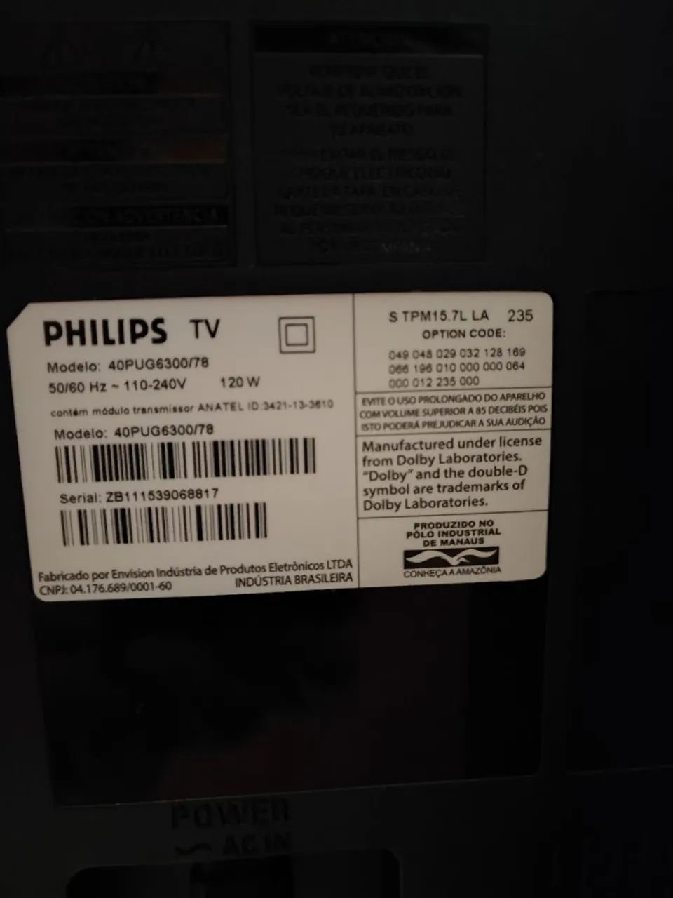 PHILIPS 40 POLEGADAS SMART TV 4K - Foto 3