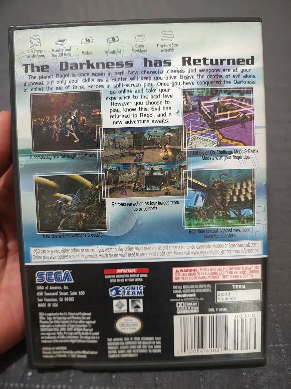 Phantasy Star Online Episodes I e II GameCube  - Foto 3