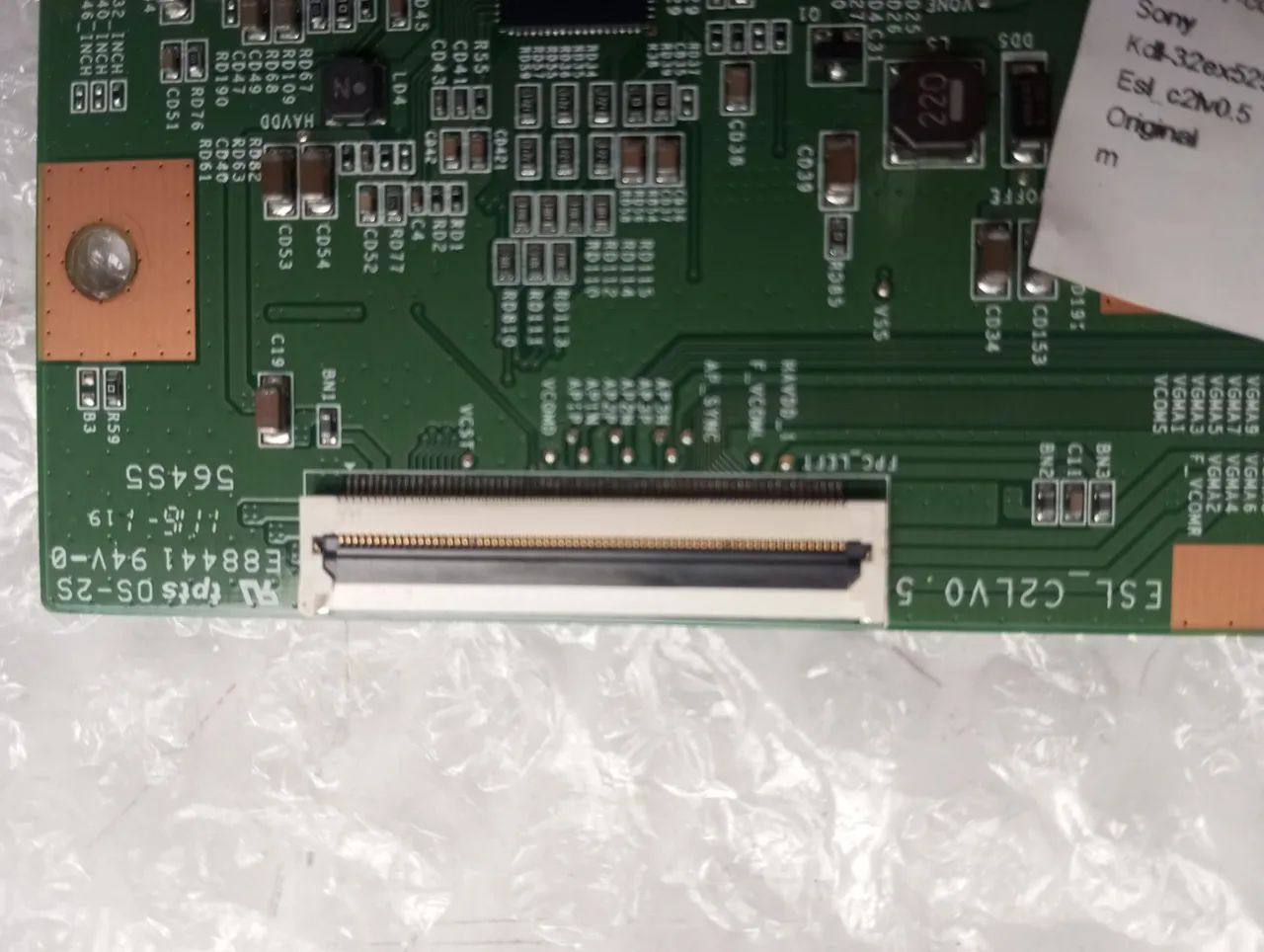Placa T-Con Sony Bravia KDL-32EX525 Modelo ESL_C2LV0.5 - Foto 3