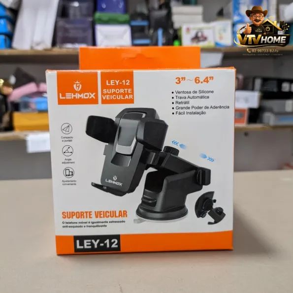 Suporte Celular Veicular Lehmox  - Entrega Inclusa 