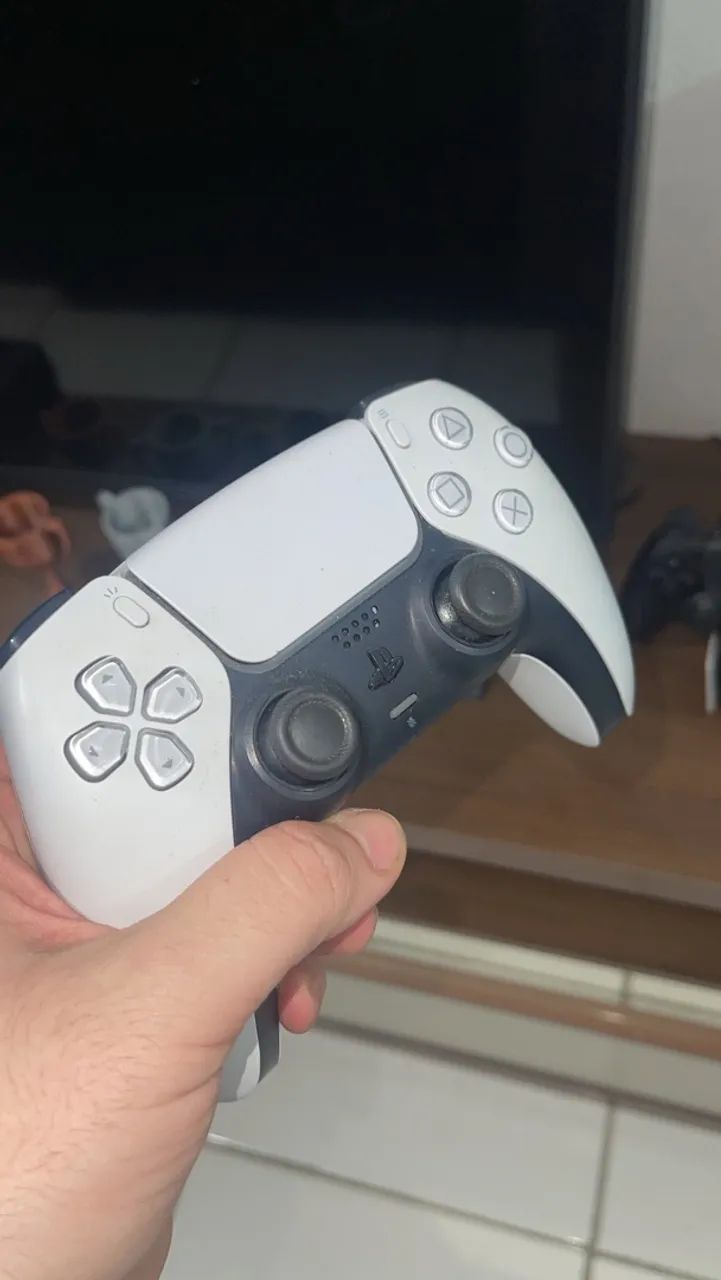 Controle PS5 DualSense Branco - Foto 5