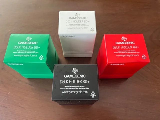 4 Deckbox 80 Gamegenic Usado em Bom Estado Completo Magic MTG Pokemon - Foto 3