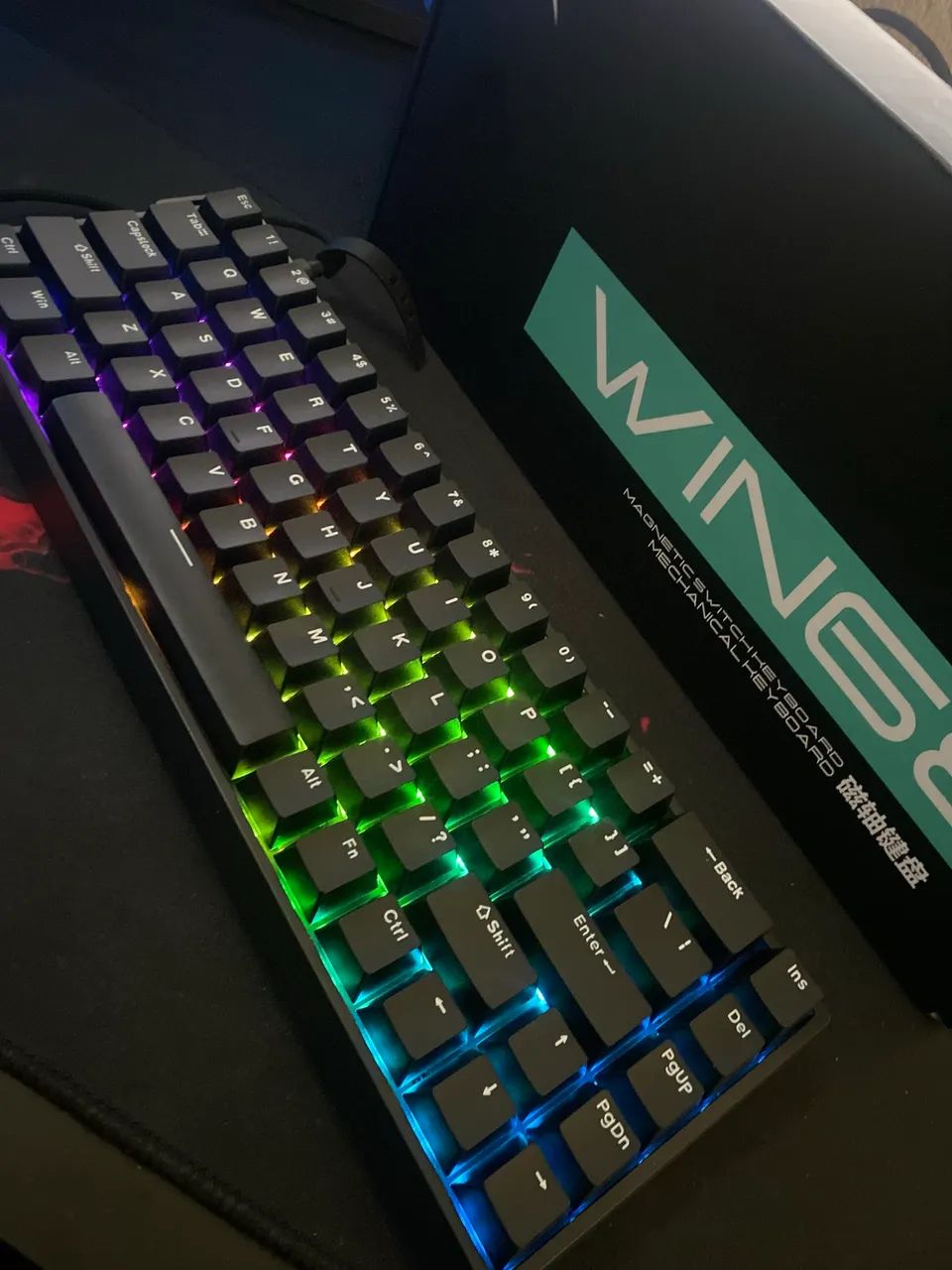 Teclado Magnético AULA Win68 HE Max 8000Hz - Novo - Foto 2