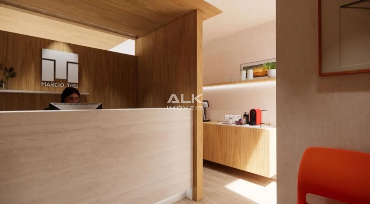 Cinjunto comercial, para venda e locação, mobiliado, com 58m² na AL Santos - Foto 3