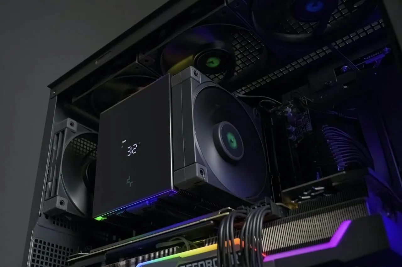 ? AIR COOLER DEEPCOOL AK400 DIGITAL RGB - Foto 3