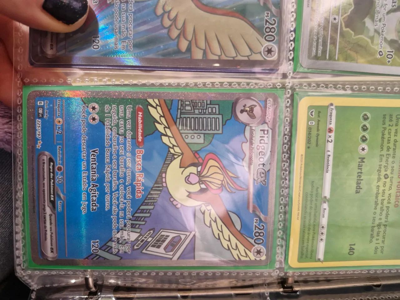 225 197 pokemon card Pidgeot ex Pidgeot ex 225 197 -