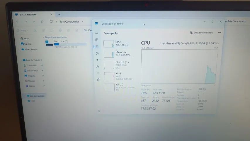 Notebook Lenovo IdeaPad SSD 256GB Full HD Top - Foto 3