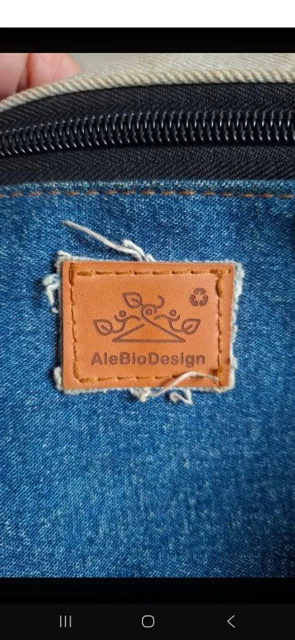Bolsa jeans peça única  - Foto 5