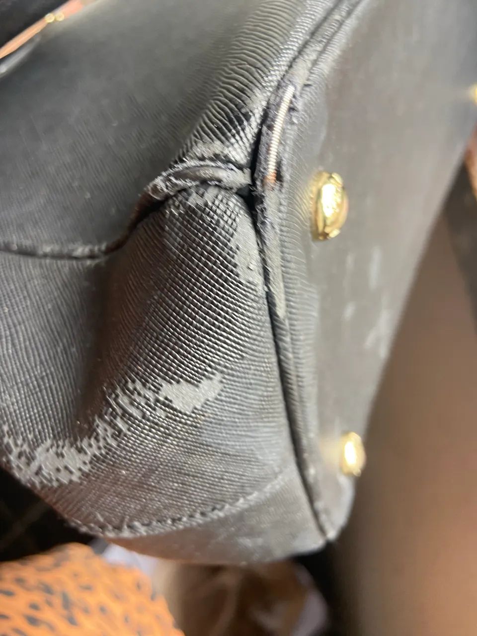 bolsa  preta prada Saffiano  - Foto 3