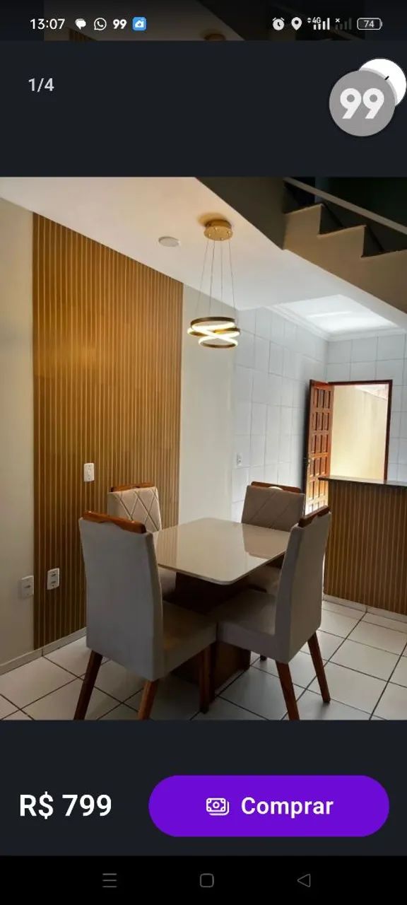 Mesa de jantar 4 lugares - Foto 4
