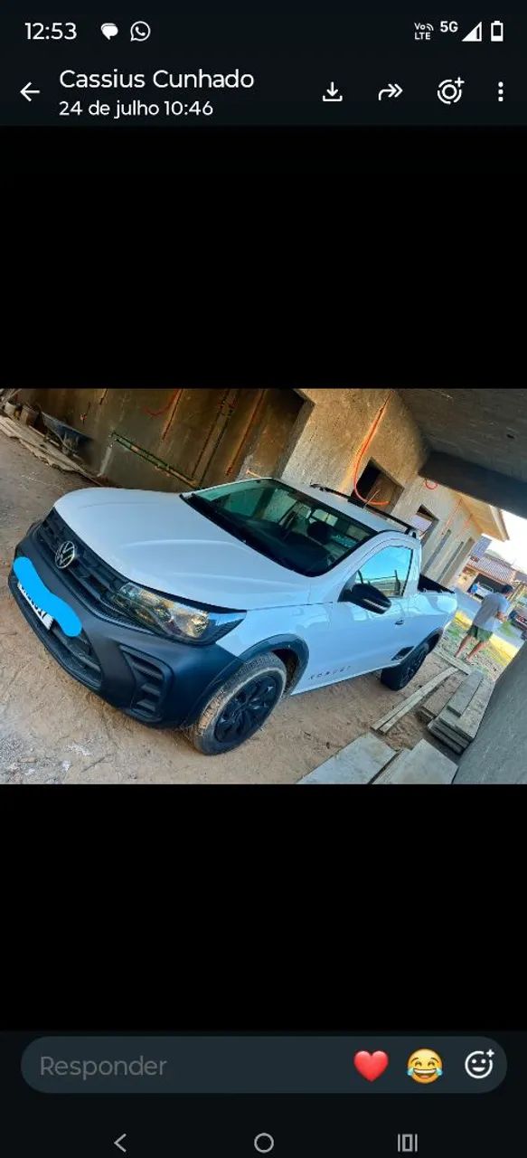 Volkswagen Saveiro Robust 1.6 Total Flex 16V 2025 - Foto 2