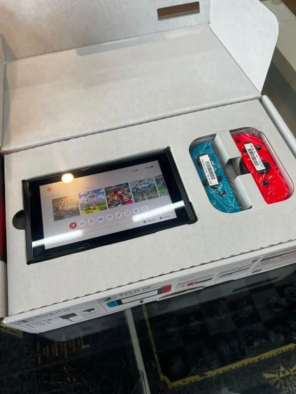 Nintendo Switch V1128gb destravdo com caixa 
