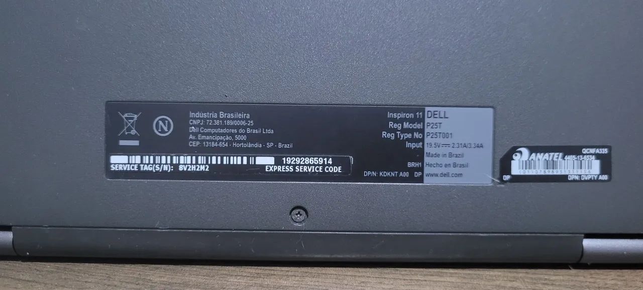 Notebook Dell 11 polegadas SSD 250 GB Série 3000 - Foto 3