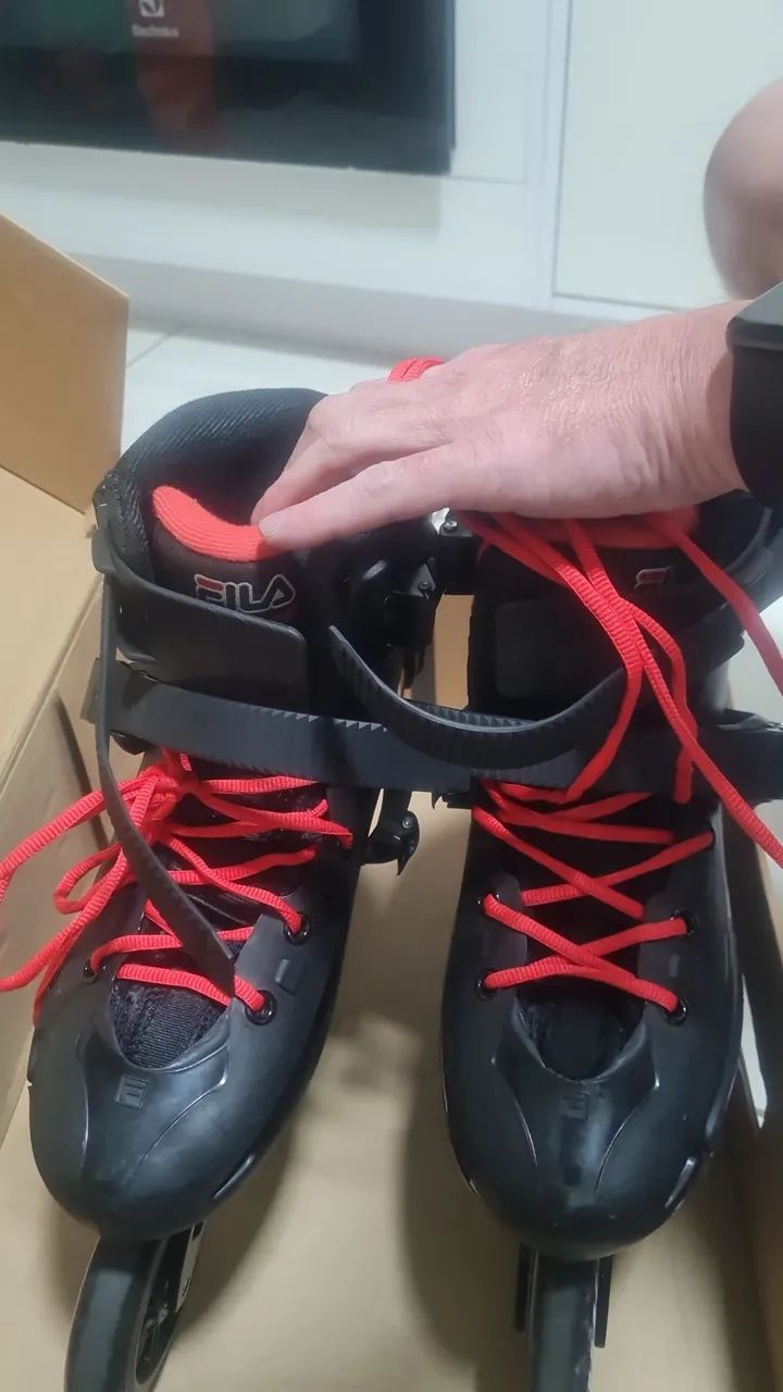 Patins fila com todas de silicone