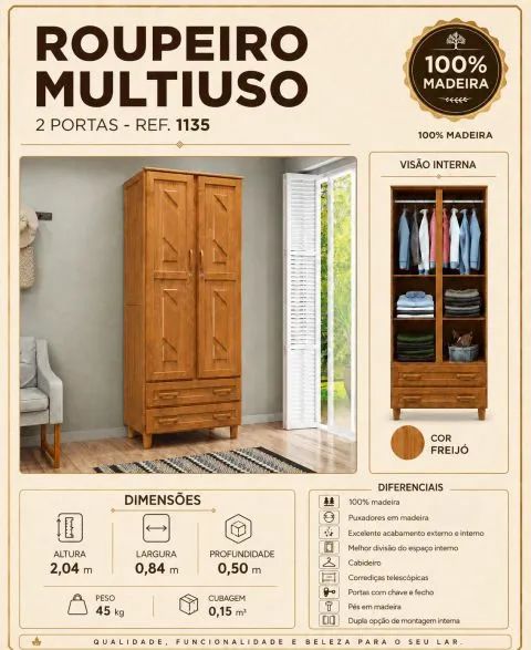 Roupeiro Multiuso 