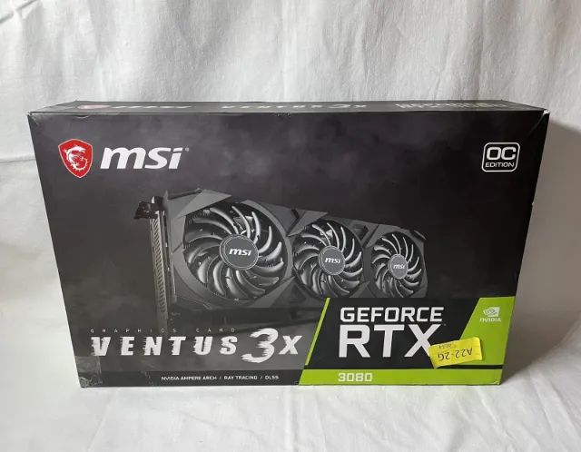 Placa de Vídeo RTX 3080 Ventus 3X 10G OC MSI NVIDIA Geforce