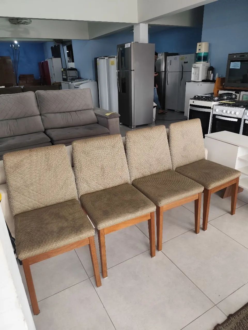 Cadeiras Estofadas R$ 199,00 cada - Foto 5