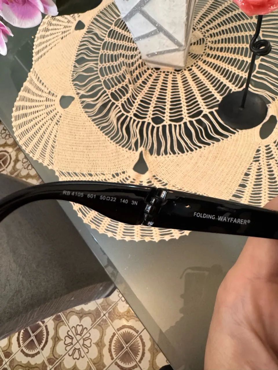 Óculos Rayban folding preto - Foto 3