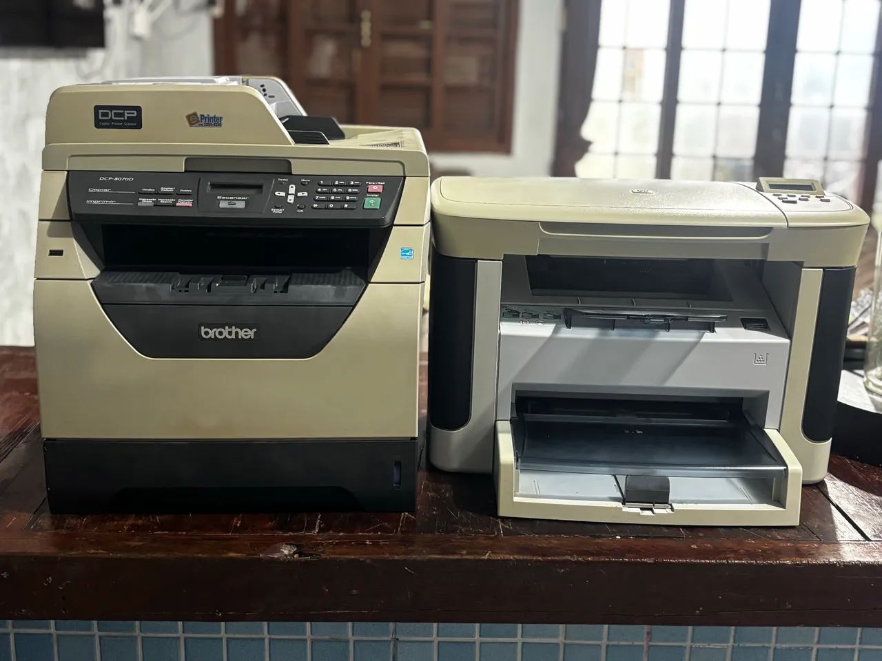 ?2? impressora com defeito Multifuncional laser Brother Dcp8070