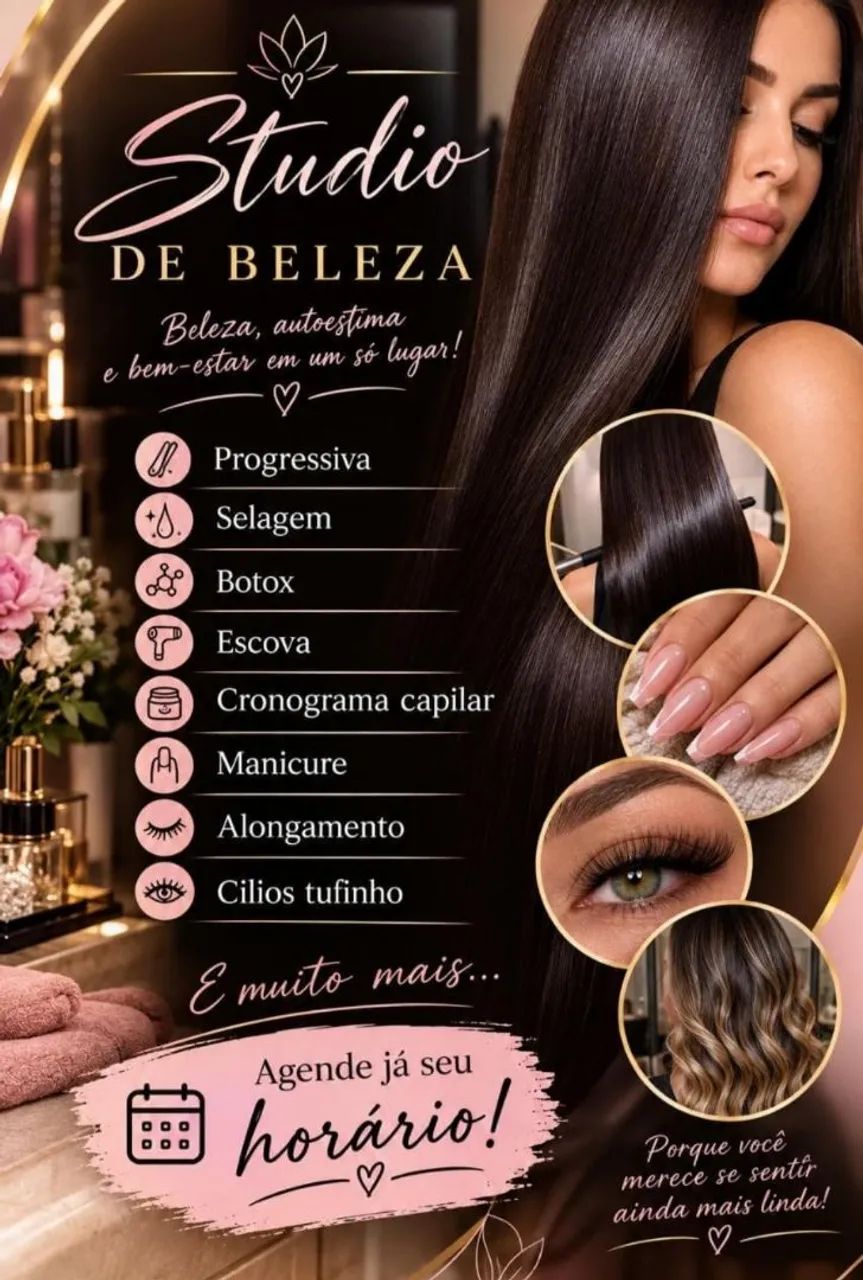 Cabeleireira e manicure 