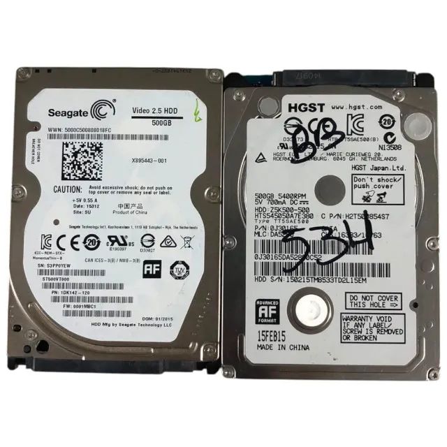 Lote 2  HDD de 500GB - no Estado
