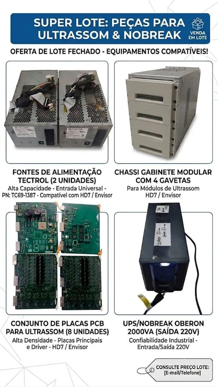 ULTRASSOM ( LOTE PHILIPS )
