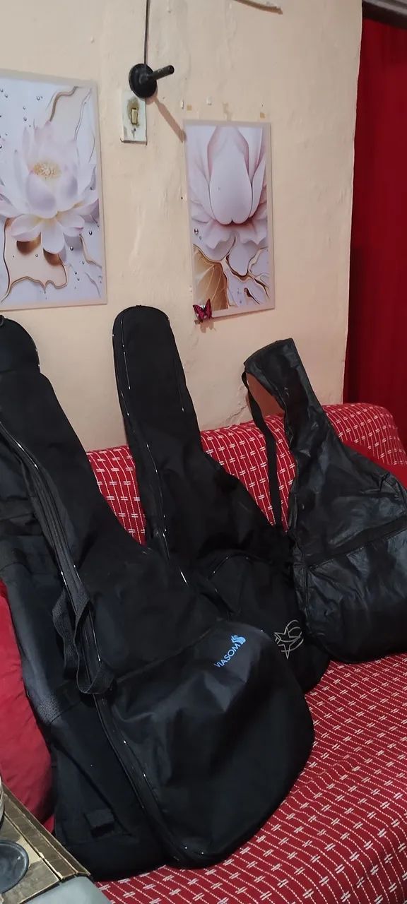 Capa de guitarra, violão e baixo  - Foto 4