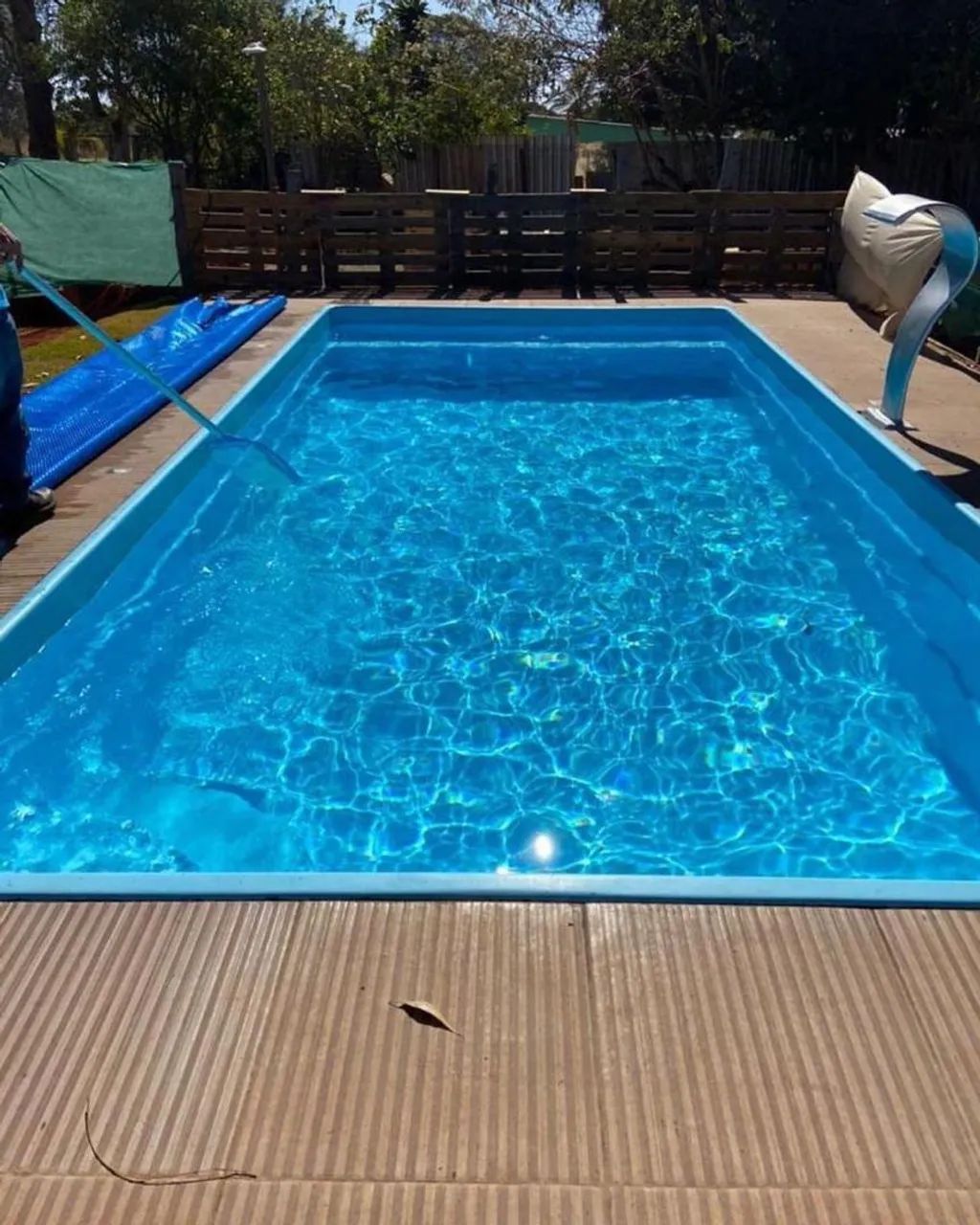 Piscina com 8 mts completo+ brinde 