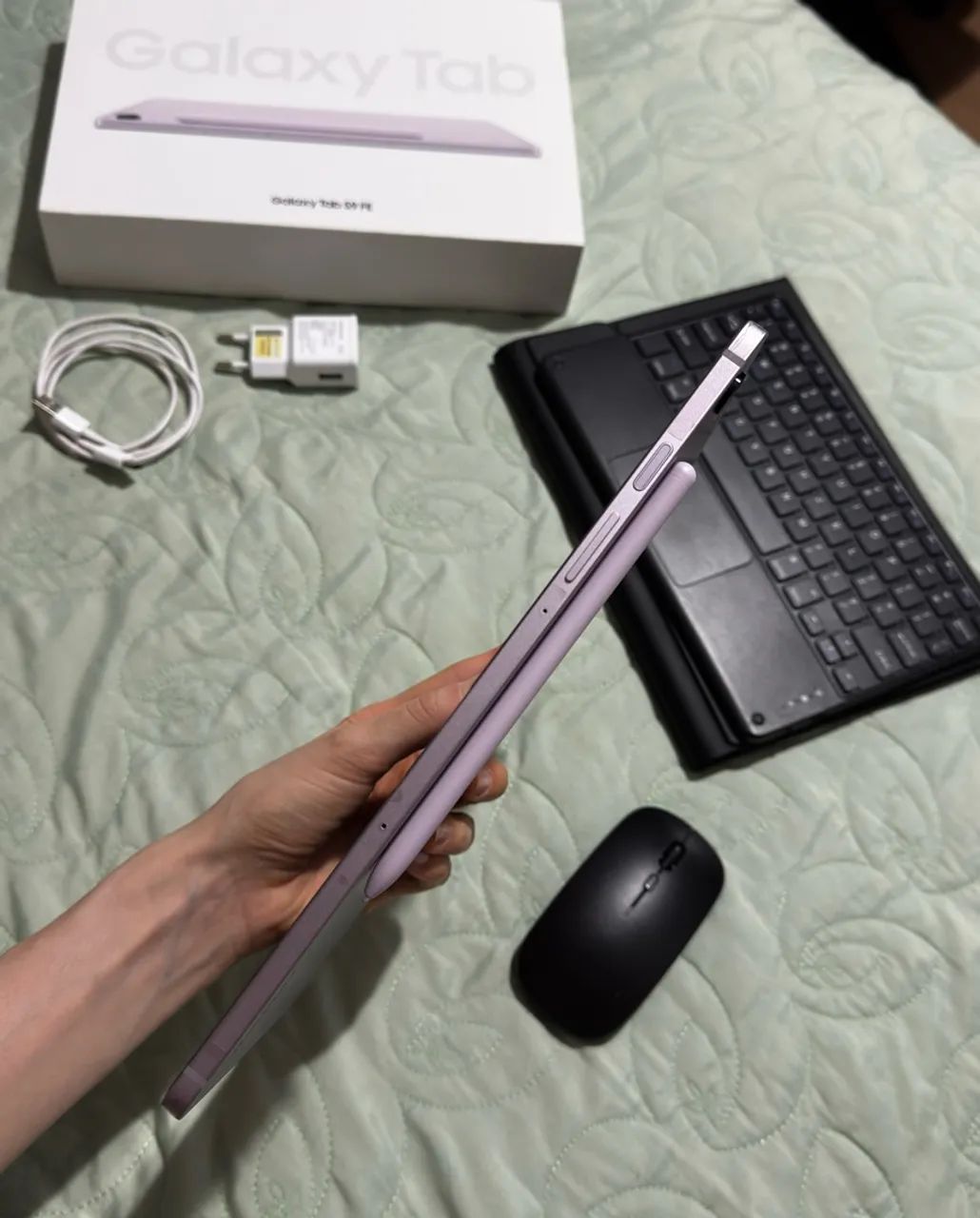 Tablet Samsung galaxy tab S9 FE 128gb LILÁS  - Foto 5