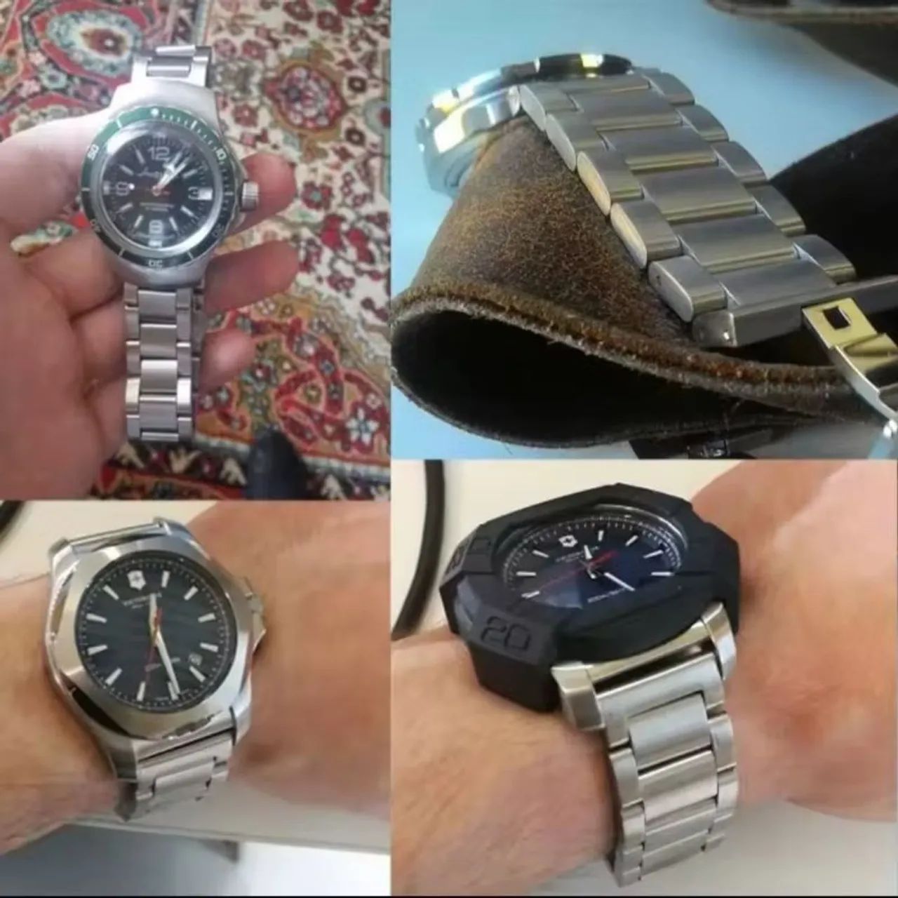 Pulseira para relógio 18mm aço escovado - Foto 4