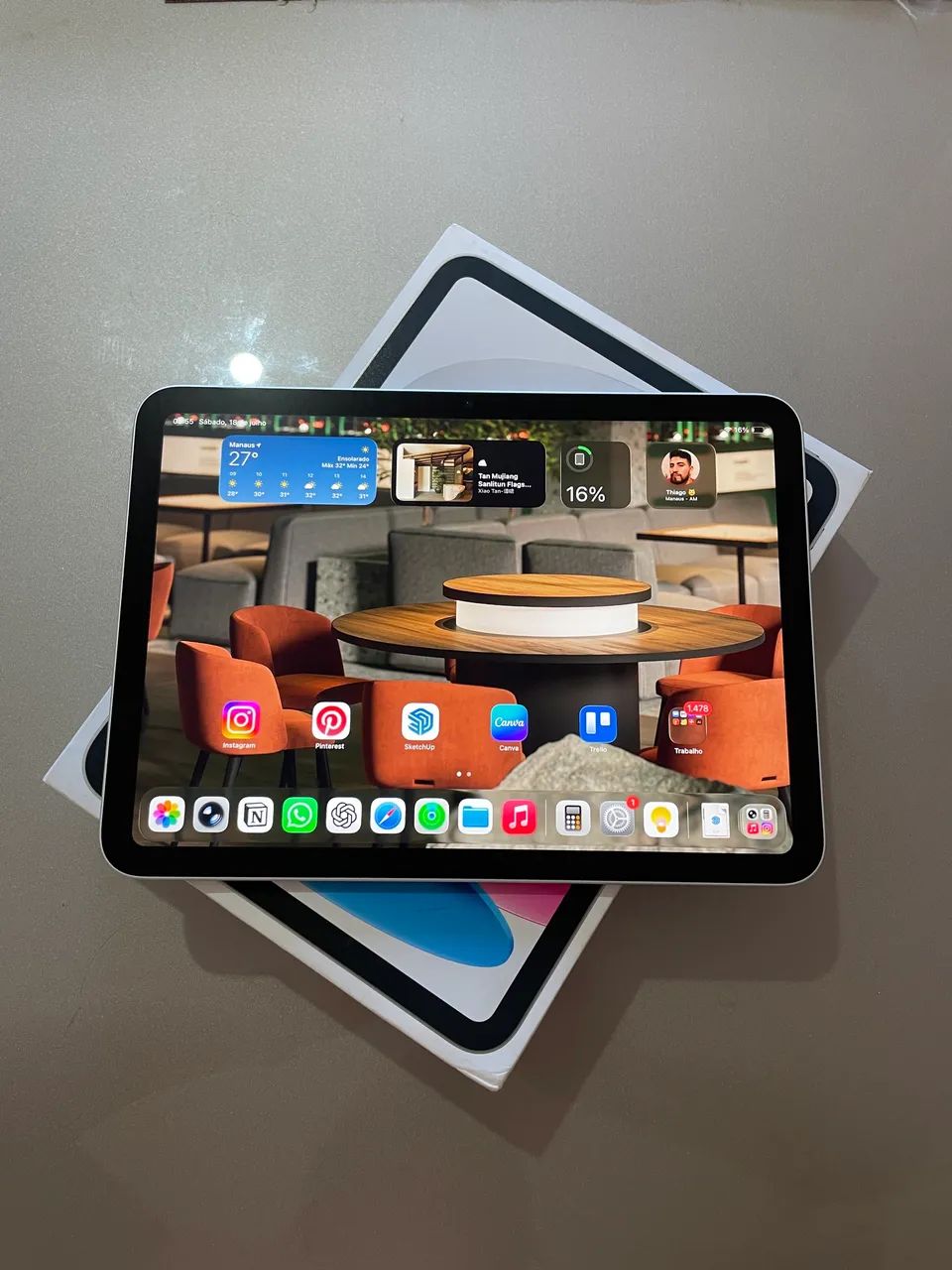 Ipad 11 (A16) (aceito parcelamento)