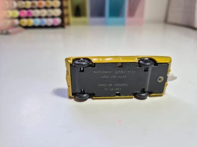 Matchbox lesney Opel Diplomat 1966 Gold nº 36 - Foto 4