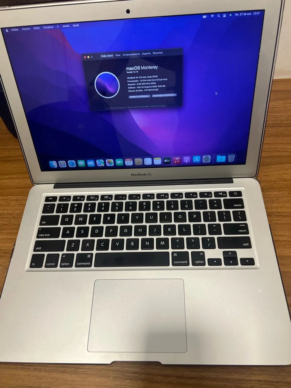 MacBook Air 95% Saúde da bateria  - Foto 2