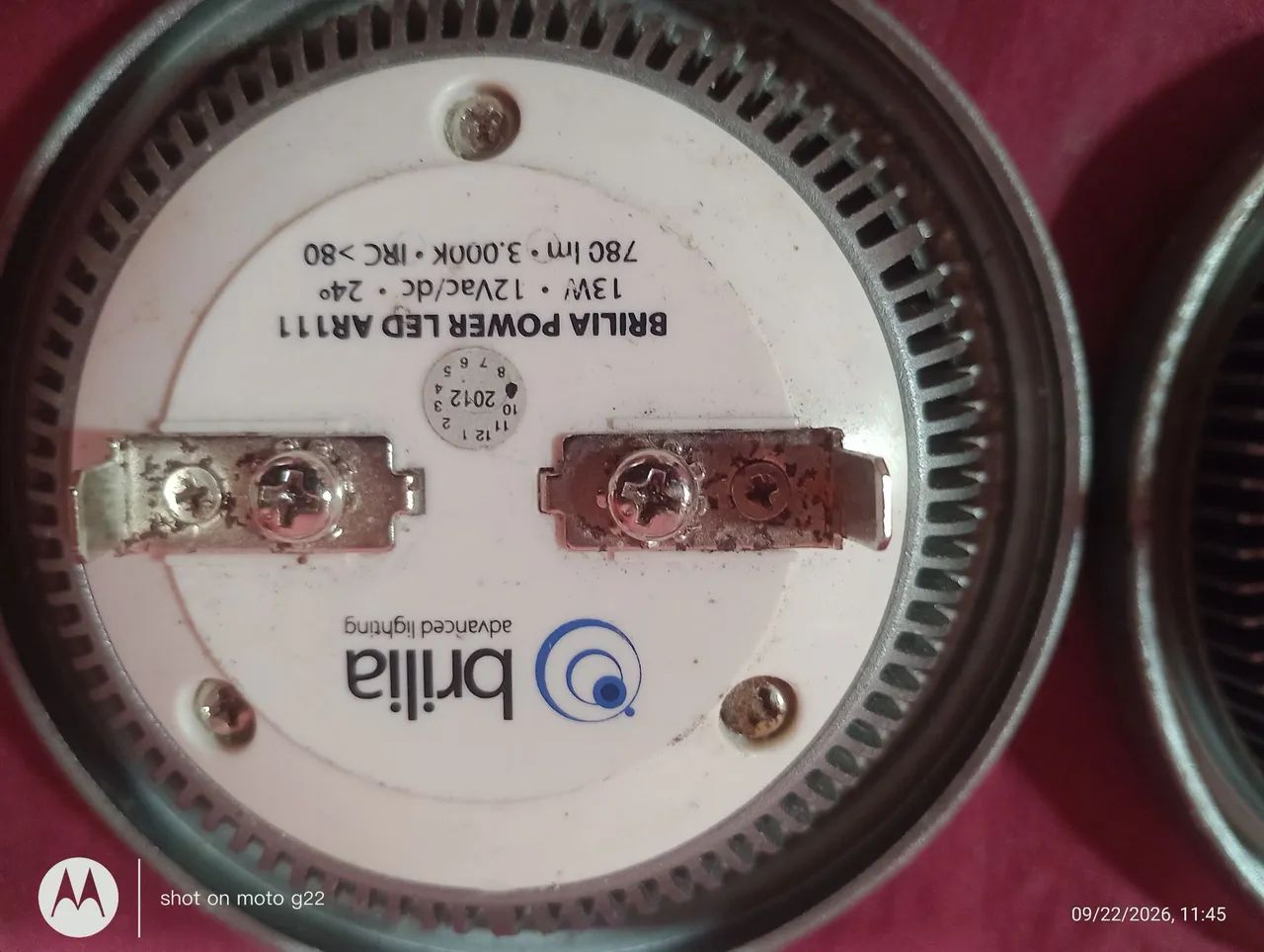 ( 4 ) Lâmpadas De Led 12v Redonda  - Foto 5