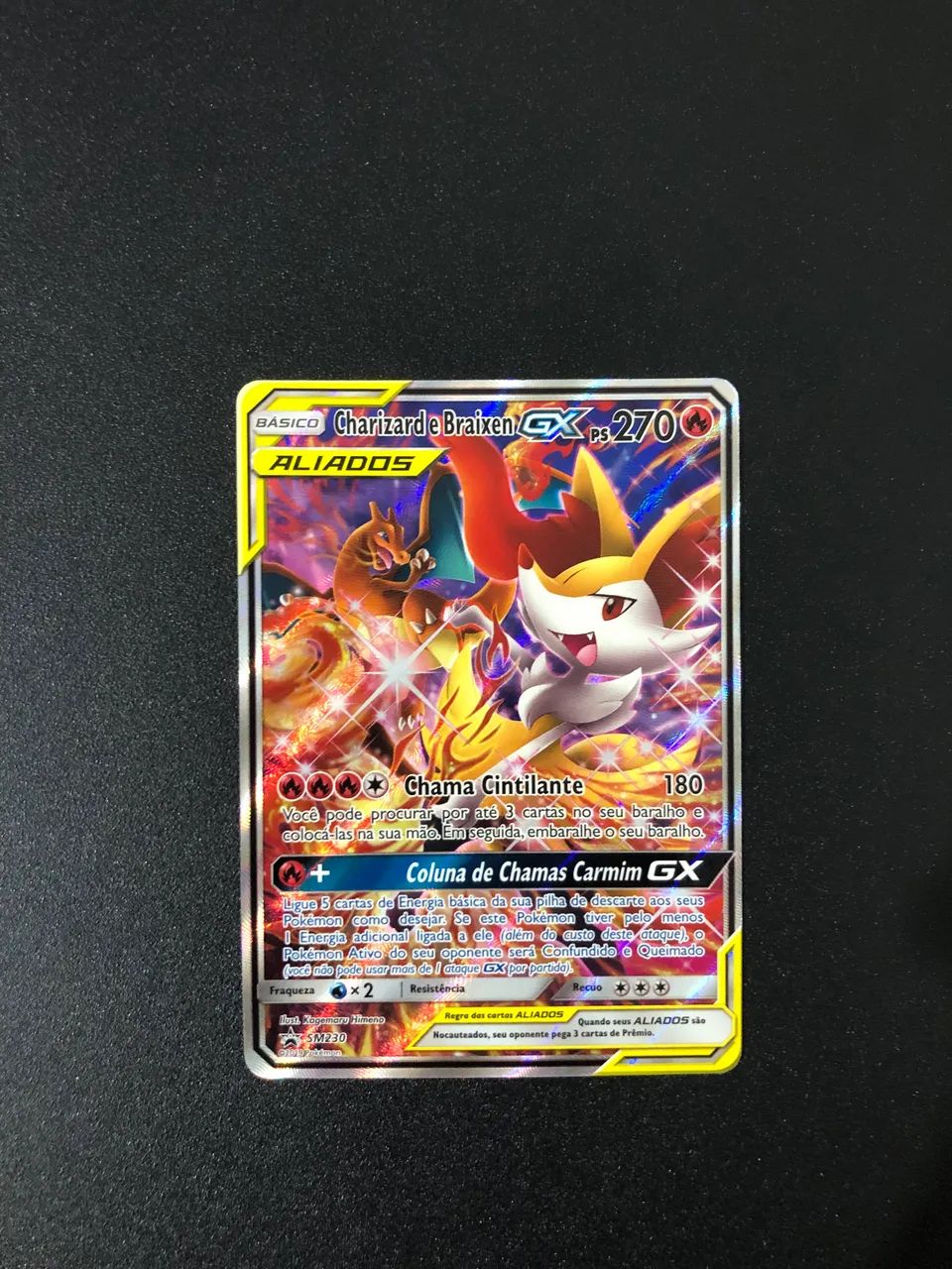 Charizard e Braixen GX