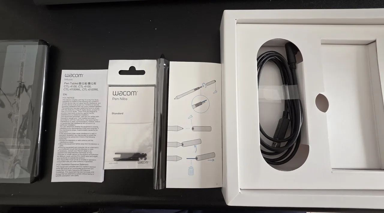Wacom Intuos Small (Com Fio) - Pouquíssimo Uso + 5 Ponteiras Extras - Foto 5