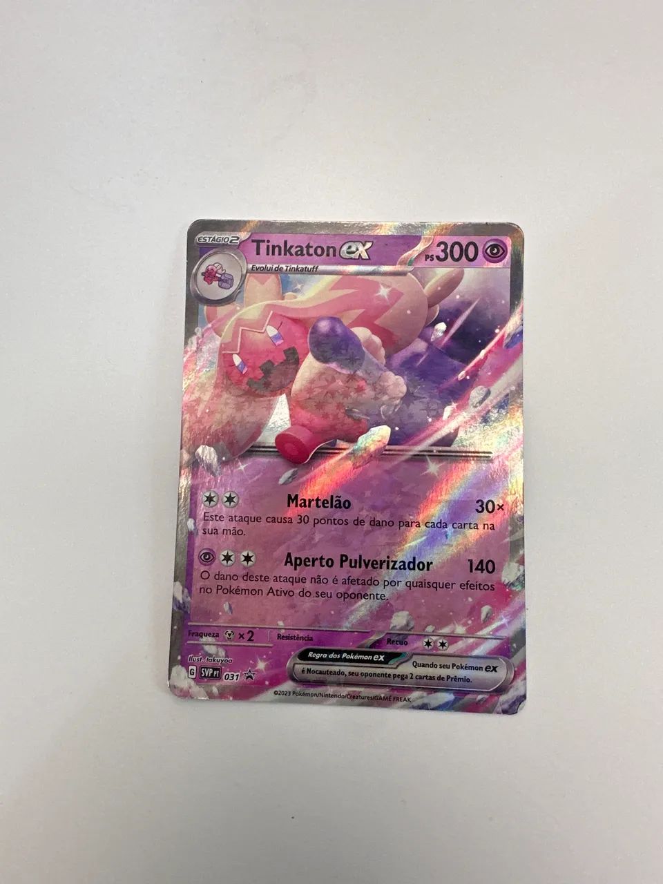Carta Pokémon Tinkaton ex  - Foto 2