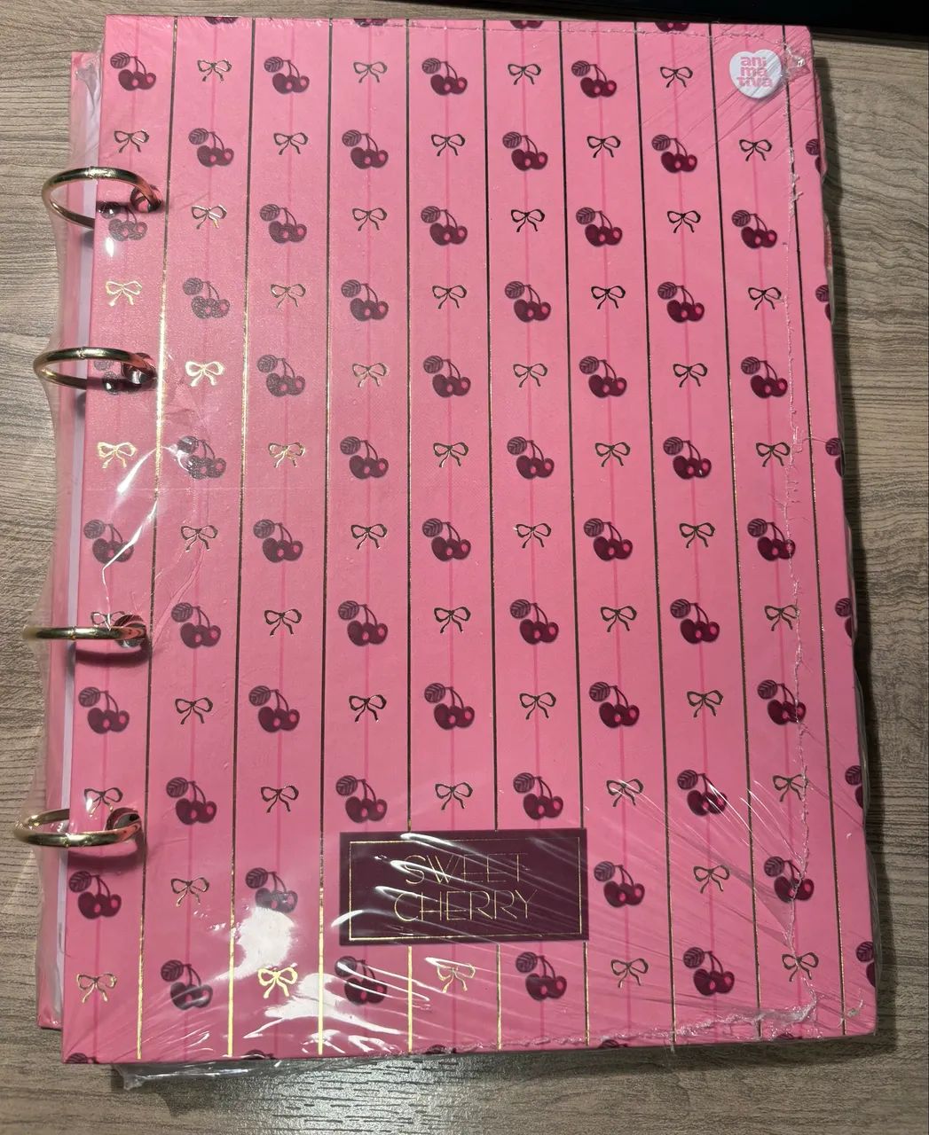 Caderno argolado - animativa -Sweet Cherry 160 folhas - Foto 2