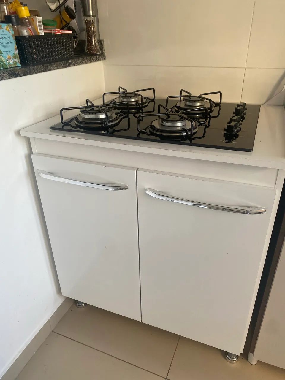 Balcão cooktop 4 bocas cortado - Foto 2