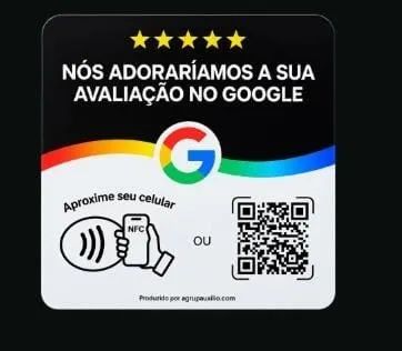 PLACA DE AVALIAÇÕES DO GOOGLE - Foto 2