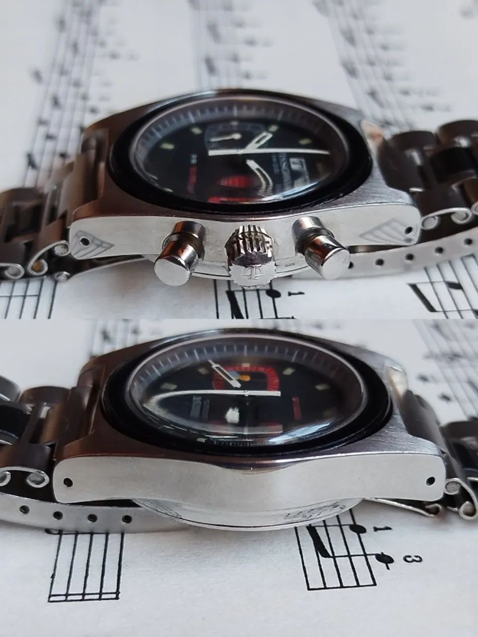 Relógio tissot pr516 cronógrafo lemania  - Foto 4