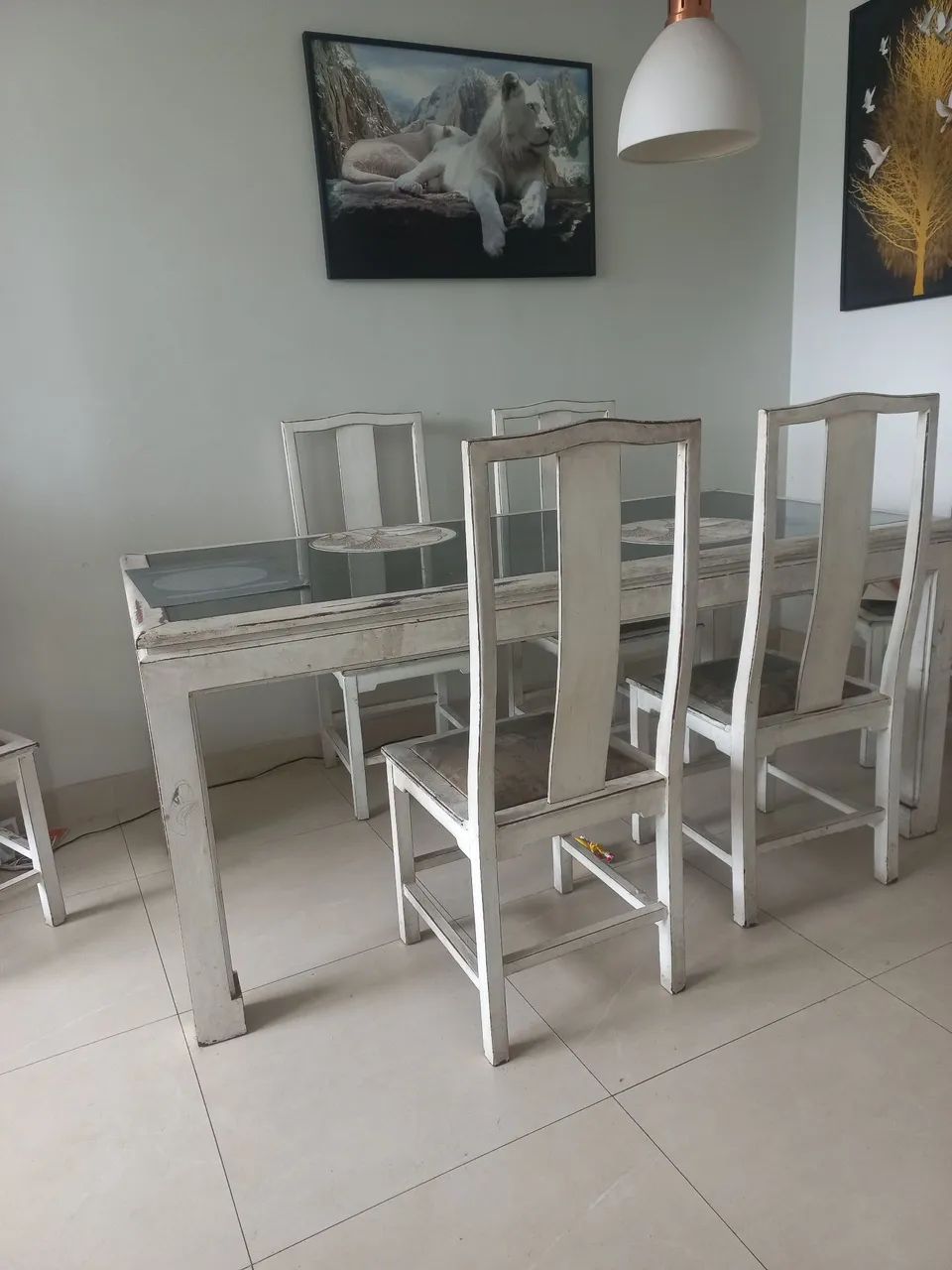 Mesa rústica 