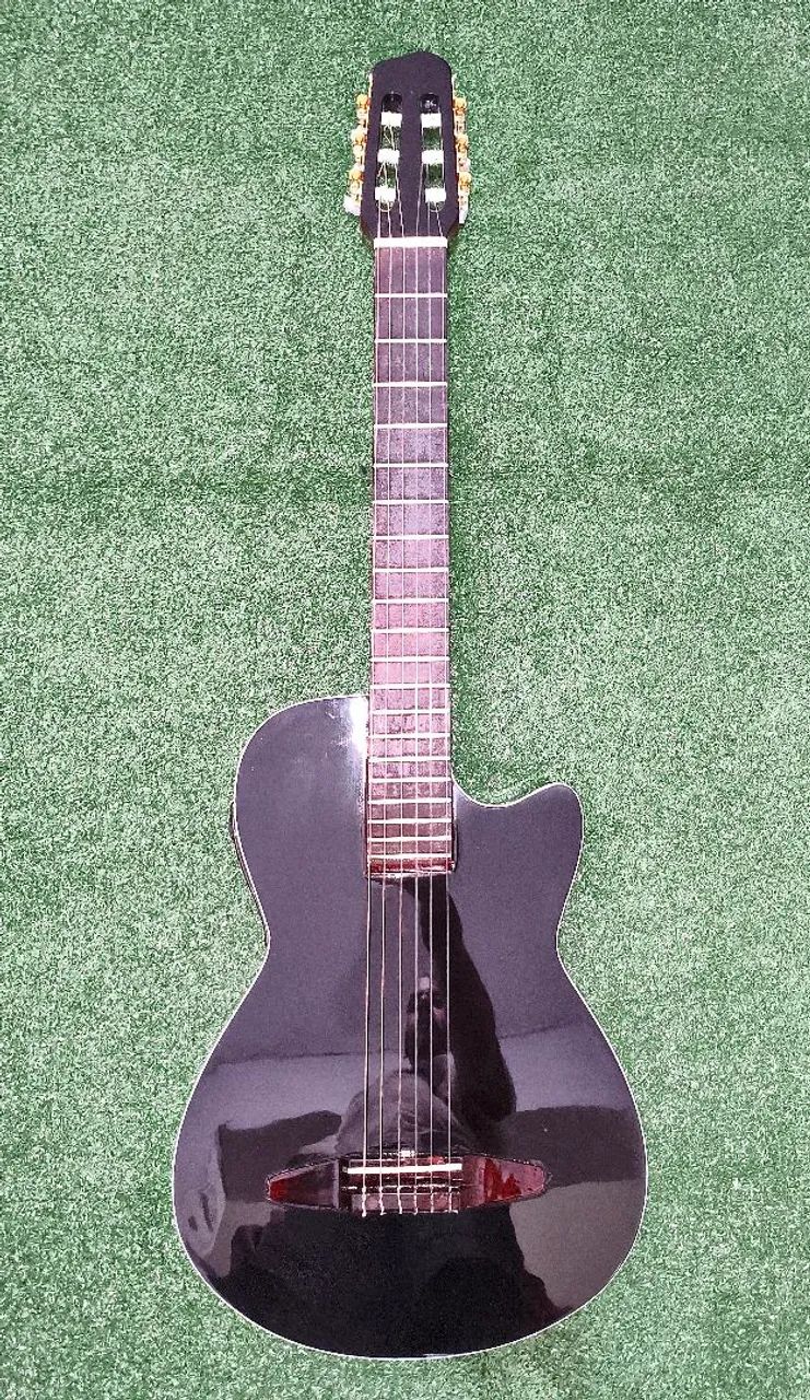 Violão Black  De Luthier Sólido eletrico